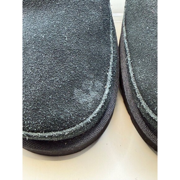 UGG Goldenstar Womens Black Suede Shearling Back Strap Size 9 1168530 - Picture 9 of 10